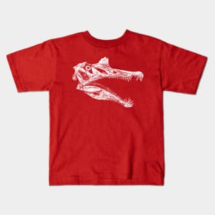 Spinosaurus Skull (plain) Kids T-Shirt